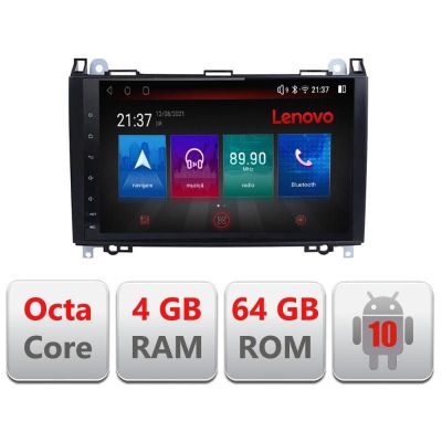 Navigatie Mercedes VW E-068 Octa Core cu Android Radio Bluetooth Internet GPS WIFI DSP 4+64GB 4G v1 RESIGILAT