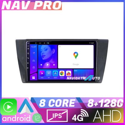 Navigatie BMW Seria 3 E90 KIT 095 EDOTEC-LITE Android Ecran 720P Octa Core 8 128 Carplay