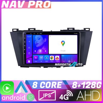 Navigatie Mazda 5 2010 2017 KIT 117 EDOTEC-LITE Android Ecran 720P Octa Core 8 128 Carplay