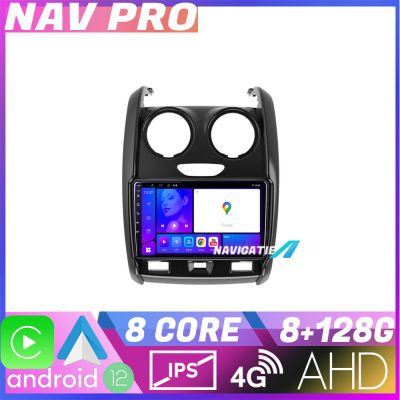 Navigatie Dacia Duster 2012 2019 KIT 157 EDOTEC-LITE Android Ecran 720P Octa Core 8 128 Carplay