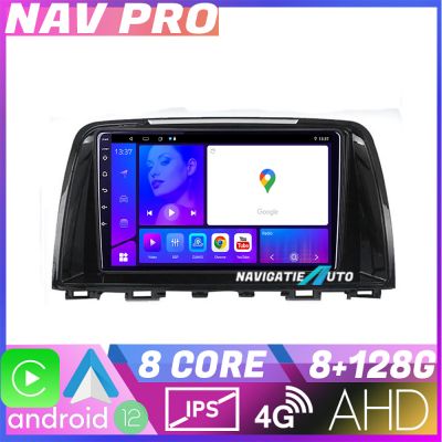 Navigatie Mazda 6 2013 2017 KIT 223 EDOTEC-LITE Android Ecran 720P Octa Core 8 128 Carplay