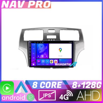 Navigatie Lexus ES intre anii 2001 2006 EDOTEC-LITE Android Ecran 720P Octa Core 8 128 Carplay