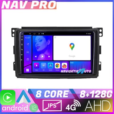 Navigatie Smart 2005 2010 KIT SMART05 EDOTEC-LITE Android Ecran 720P Octa Core 8 128 Carplay