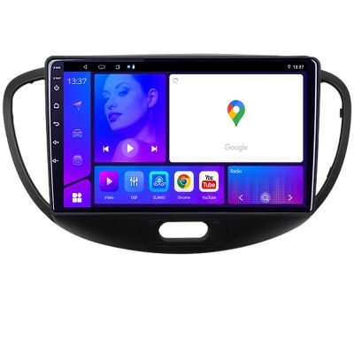 Navigatie Hyundai I10 2007 2013 EDOTEC-LITE Android Ecran 720P Octa Core 8 128 Carplay