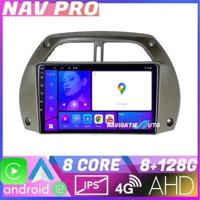 Navigatie Toyota Rav 4 2000 2004 EDOTEC-LITE Android Ecran 720P Octa Core 8 128 Carplay