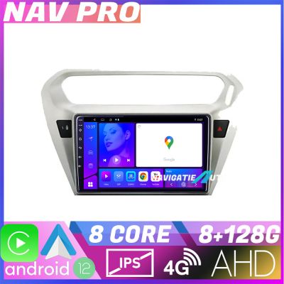 Navigatie Peugeot 301 Citroen C Elisee KIT 301 EDOTEC-LITE Android Ecran 720P Octa Core 8 128 Carplay v1