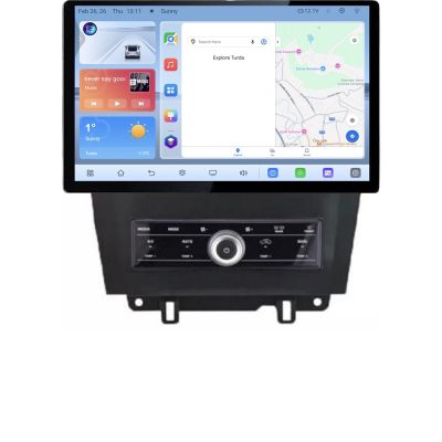 Navigatie dedicata Ford Mustang  2009-2014 Edonav ecran 13" 1K 4+64 Android Waze USB Navigatie 4G 360 Toslink Youtube Radio KI