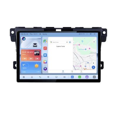 Navigatie dedicata Mazda CX-7 2009 N-097 Edonav ecran 13" 1K 4+64 Android Waze USB Navigatie 4G 360 Toslink Youtube Radio KIT-