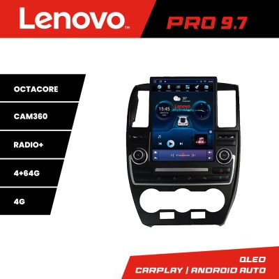 Navigatie Land Rover Freelander 2007-2011 Lenovo Tesla Qled 9.7" Octacore 4Gb RAM 64Gb Hdd 4G DSP Carplay Android Auto 360 camere Bluetooth