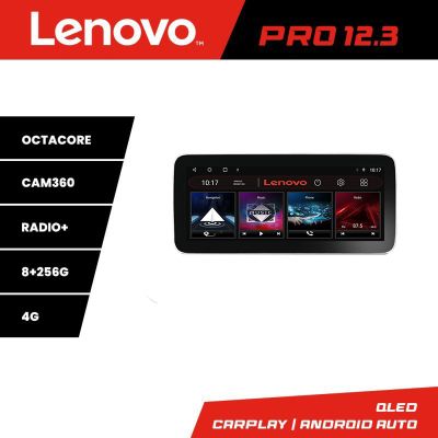 Navigatie Toyota Land Cruiser L100 2002-2006 Lenovo PRO 8+256 12.3 inch qled android 4G DSP gps internet  KIT-L105