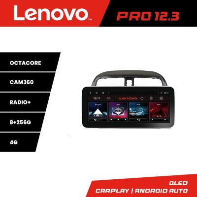 Navigatie Mitsubishi Spacestar Lenovo PRO 8+256 12.3 inch qled android 4G DSP gps internet  Kit-spacestar