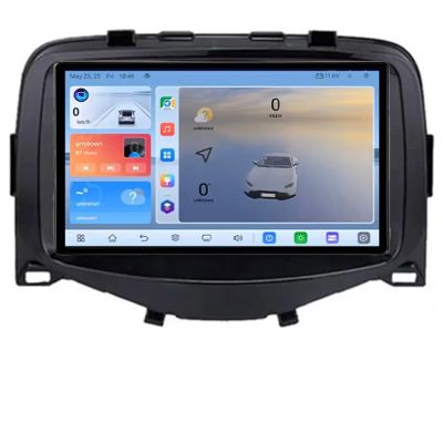 Navigatie Toyota Aygo Peugeot 108 Citroen C1 2016 - 2020 Ecran 7" 4+32GB 8Core Android radio gps Internet wifi 4G Carplay EDT-E407 v2