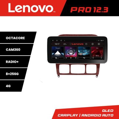 Navigatie Mercedes Clasa S 1998-2005 K-220 Lenovo PRO 8+256 12.3 inch qled android 4G DSP gps internet