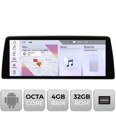 Navigatie BMW Seria 7 F01 2012-2015 cu ecran NBT Android ecran 12.3" 4+32 4G BT
