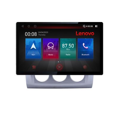 Navigatie Ford Focus clima manuala K-140-manual Lenovo PRO 4+64 13 inch 2K android 4G DSP gps internet 32