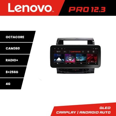 Navigatie Toyota Landcruiser L200 V8 2008-2020 K-381-type-a Lenovo PRO 8+256 12.3 inch qled android 4G DSP gps internet