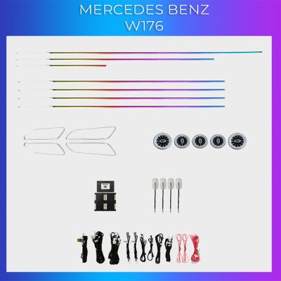 Lumini Ambientale Mercedes Benz W176 COMBO set complet control telefon sau sistem original
