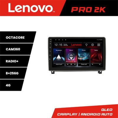 Navigatie Peugeot 407 2004-2011 8 core QLED 2K 8+256 360  Android Waze USB Navigatie Internet Youtube Radio Lenovo