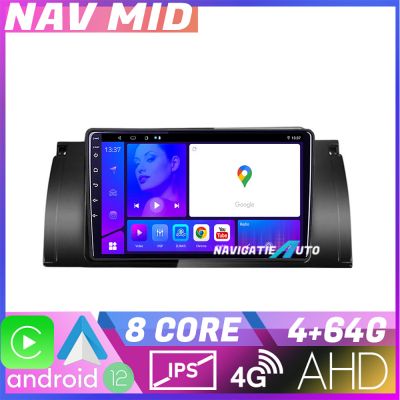Navigatie BMW E39 si E53 KIT 082 EDOTEC-LITE Android Ecran 720P Octa Core 4 64 Carplay