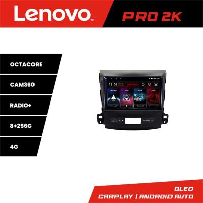 Navigatie Mitsubishi Outlander 2010 Lenovo Kit-056 8 core QLED 2K 8+256 360 Android Waze USB Navigatie Internet Youtube Radio v1