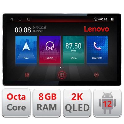 Navigatie Toyota sequoia 2008-2017 N-sequoia ecran 13" 2K 8+128 Android Waze USB Navigatie 4G 360 Toslink Yout