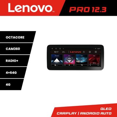 Navigatie Skoda Kamiq 2019- Lenovo PRO 4+64 12.3 inch qled android 4G DSP gps internet  Kit-kamiq