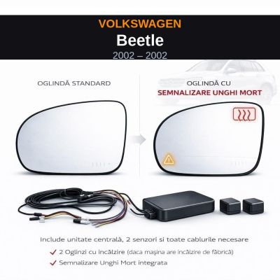 Senzor unghi mort Volkswagen Beetle 2002-2002 — oglindă dedicată