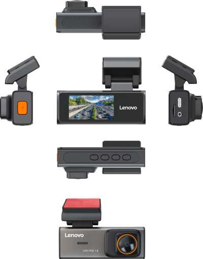 Camera DVR Lenovo S7-1970 2K fata si 1080 spate ecran 1.97 inch IPS Wifi unghi larg monitorizare parcare