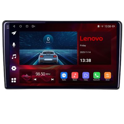 Navigatie universala 2DIN, Lenovo Ultra Original, Qualcomm 8-Core, 4G, Camera 360, CarPlay Wireless, 4+64GB, 9"