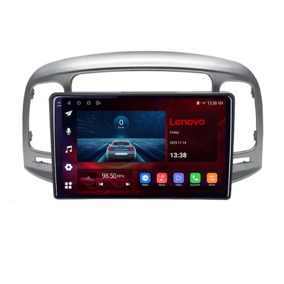 Navigatie Hyundai Accent gen 3 2005-, Lenovo Ultra Original, Qualcomm 8-Core, 4G, Camera 360, CarPlay Wireless, 4+64GB, 9"