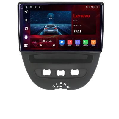 Navigatie Citroen C1 gen 1 2005-2013, Lenovo Ultra Original, Qualcomm 8-Core, 4G, Camera 360, CarPlay Wireless, 4+64GB, 10.1"