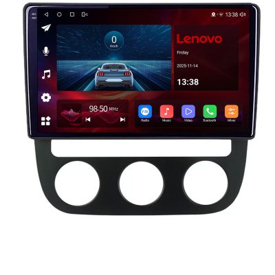 Navigatie Volkswagen Golf 5 2004-2009, Lenovo Ultra Original, Qualcomm 8-Core, 4G, Camera 360, CarPlay Wireless, 4+64GB, 10.1"