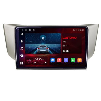 Navigatie Lexus Seria RX gen 2 2003-2007, Lenovo Ultra Original, Qualcomm 8-Core, 4G, Camera 360, CarPlay Wireless, 4+64GB, 9"