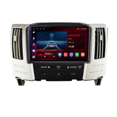 Navigatie Lexus Seria RX gen 2 2003-2007, Lenovo Ultra Original, Qualcomm 8-Core, 4G, Camera 360, CarPlay Wireless, 4+64GB, 9"