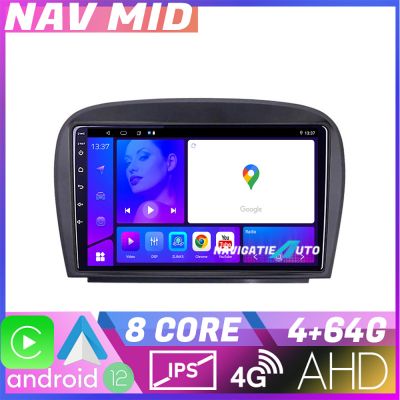 Navigatie Mercedes SL W230 2004 2011 KIT W230 EDOTEC-LITE Android Ecran 720P Octa Core 4+32 Carplay
