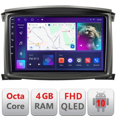 Navigatie Toyota Land Cruiser L100 2002-2006 Android radio gps internet 4+64 carplay android auto KIT-L105-automatic+EDT-E310v3