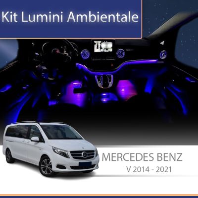 Lumini Ambientale NIGHTVIBE Mercedes W447-01 2014-2021 dedicat ventilator iluminat control telefon sau sistem original