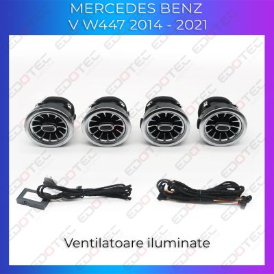 Lumini Ambientale NIGHTVIBE Mercedes W447-01 2014-2021 dedicat ventilator iluminat control telefon sau sistem original