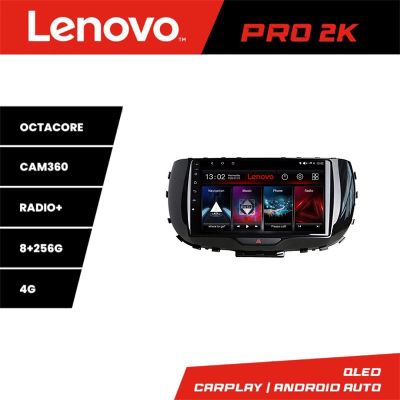 Navigatie Mitsubishi Space Star Mirage Attrage 2012- 8 core QLED 2K 8+256 360 Android Waze USB Navigatie Internet Youtube Radio Lenovo