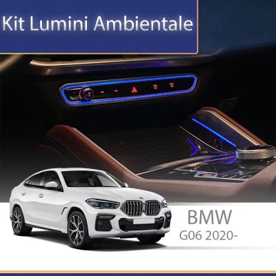 Lumini Ambientale NIGHTVIBE BMW X6 G06 2020- capace boxe iluminate control telefon sau sistem original