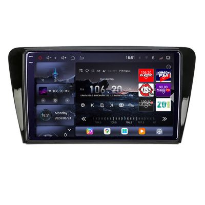 Navigatie Skoda Rapid Seat Toledo 2013+ Android radio gps internet 8 core QLED 2K 16+512GB 360 Edotec