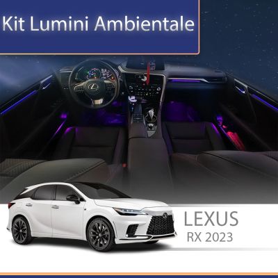Lumini Ambientale NIGHTVIBE Lexus RX 2023 set complet control telefon sau sistem original
