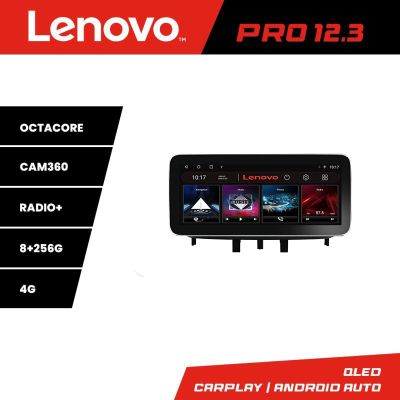 Navigatie Renault Megane 3 Fluence K-145 Lenovo PRO 8+256 12.3 inch qled android 4G DSP gps internet