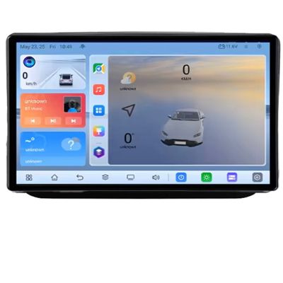Navigatie Skoda Fabia 2 2009-2014 Android 8 Core 2.2 Ghz 8+128 Qled 1K ADAS 4G LTE GPS 360 KIT-fabia2+EDT-E410V3