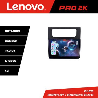 Navigatie VW Touran 2010-2016 Lenovo Kit-touran3 8 core QLED 2K 12+256 360 Android Waze USB Navigatie Internet Youtube Radio