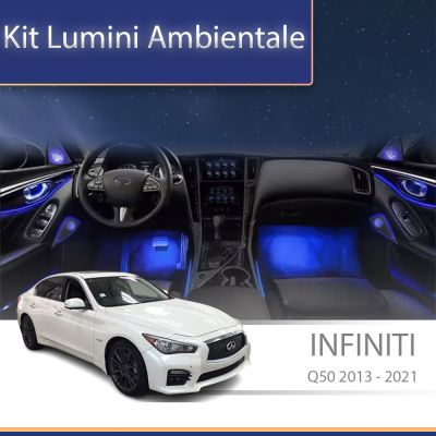 Lumini Ambientale NIGHTVIBE Inifnity Q50 2013-2021 set complet control telefon sau sistem original
