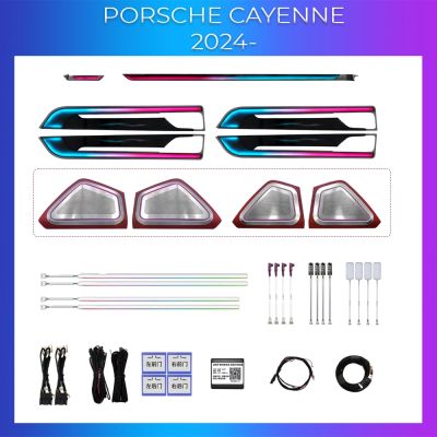 Lumini Ambientale NIGHTVIBE Porsche 2024- set complet control telefon sau sistem original