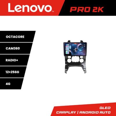 Navigatie Peugeot 3008  Lenovo Kit-323 8 core QLED 2K 12+256 360 Android Waze USB Navigatie Internet Youtube Radio