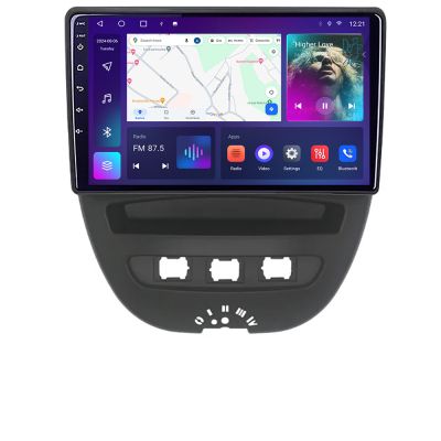 Navigatie Citroen C1 Peugeot 107 Toyota Aygo 2005-2014 Android radio gps internet 4+64 carplay android auto KIT-C1+EDT-E310v3