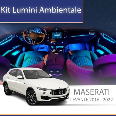 Lumini Ambientale NIGHTVIBE Maserati Levante 2016-2022 set complet control telefon sau sistem original
